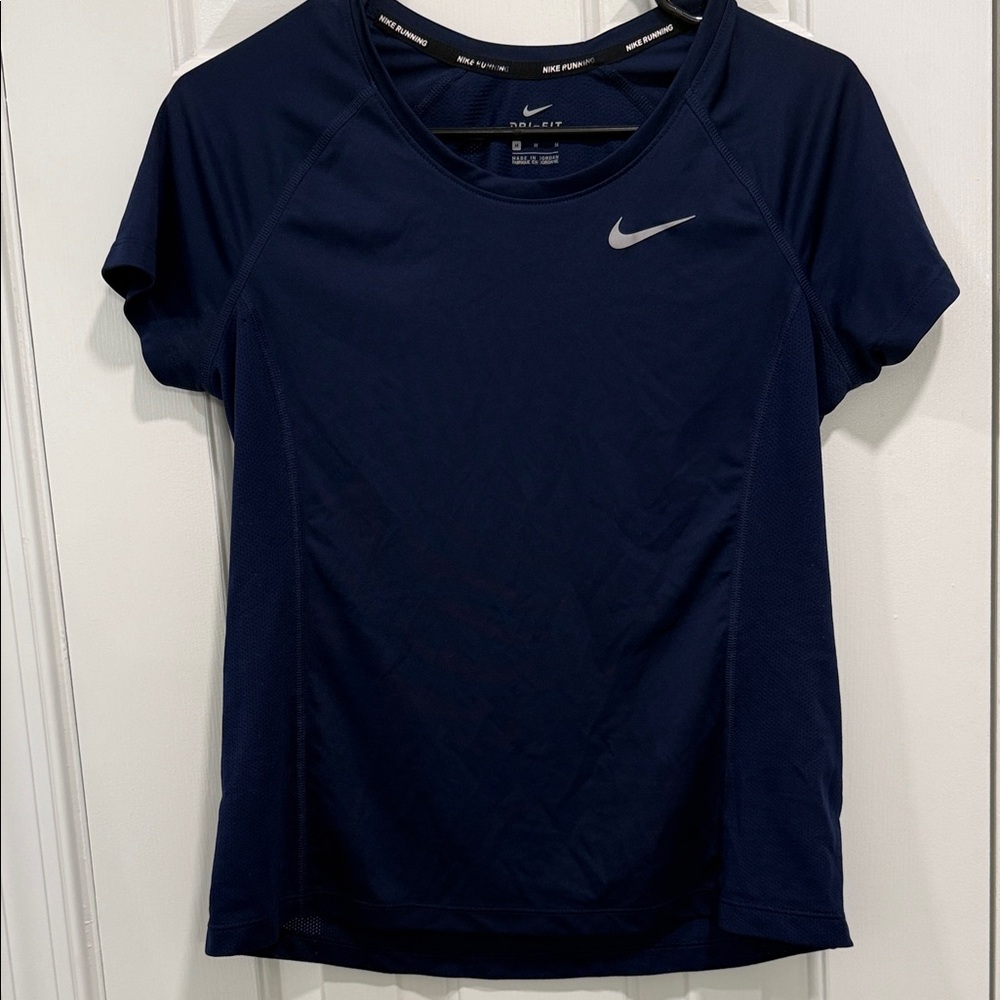 Nike Women's Dark Blue Short Sleeve Tee